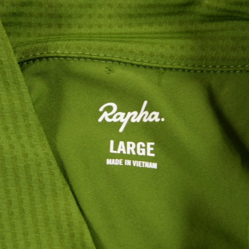 Rapha Core Lightweight Short Sleeve Men Cycling Jersey L Performance Green White